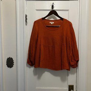 Breezy 3/4 Sleeve Max Studio Blouse